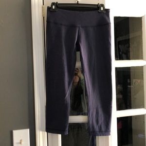 Lululemon Wunder Under Reversible Crop Sz 6